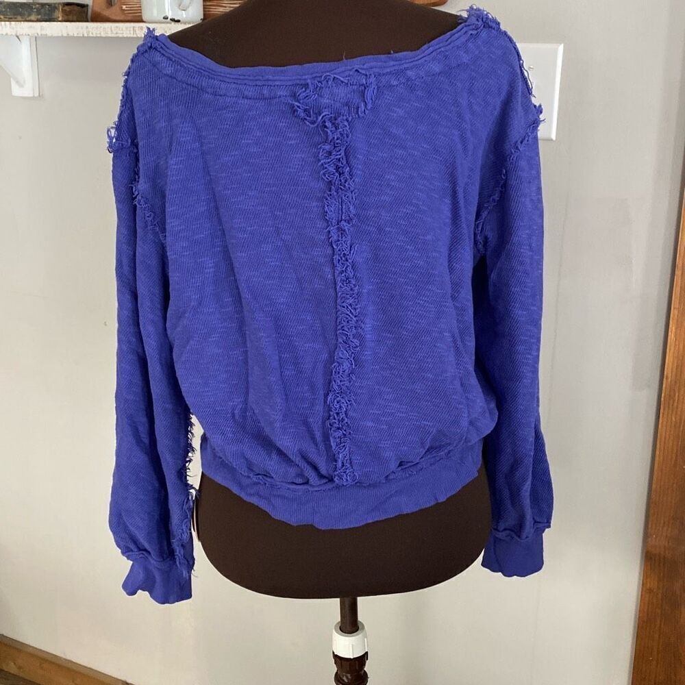 We the free golden road cardigan shirt free people womens size XS oversized butt - Picture 5 of 10
